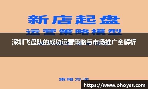 深圳飞盘队的成功运营策略与市场推广全解析