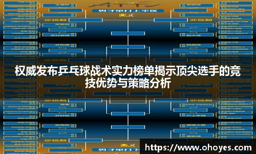 权威发布乒乓球战术实力榜单揭示顶尖选手的竞技优势与策略分析