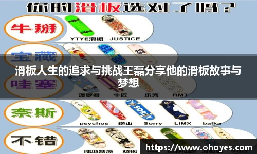 滑板人生的追求与挑战王磊分享他的滑板故事与梦想