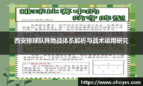 西安排球队阵地战体系解析与战术运用研究