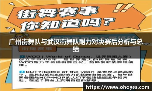 广州街舞队与武汉街舞队耐力对决赛后分析与总结