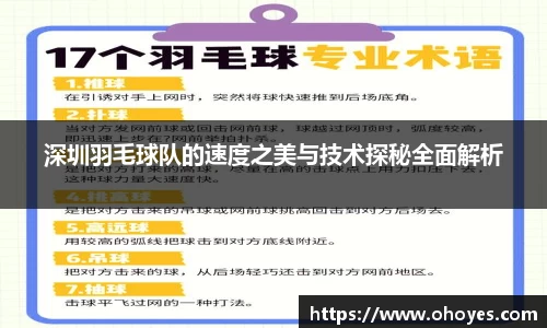 深圳羽毛球队的速度之美与技术探秘全面解析